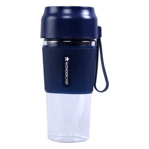 Wonderchef Nutri-Cup Portable Blender | USB Charging | Smoothie Maker | Battery Operated Rechargeable Blender | 300ml | In Built jar (Assorted Colour)