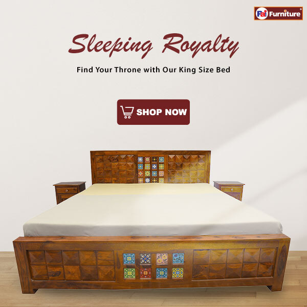 Pai Furniture TILE DAIMOND BED QUEEN SIZE-BD0007-5.