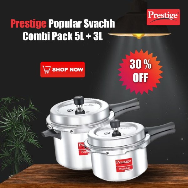 Prestige Popular Svachh Combi Pack 5L + 3L, 10193-P