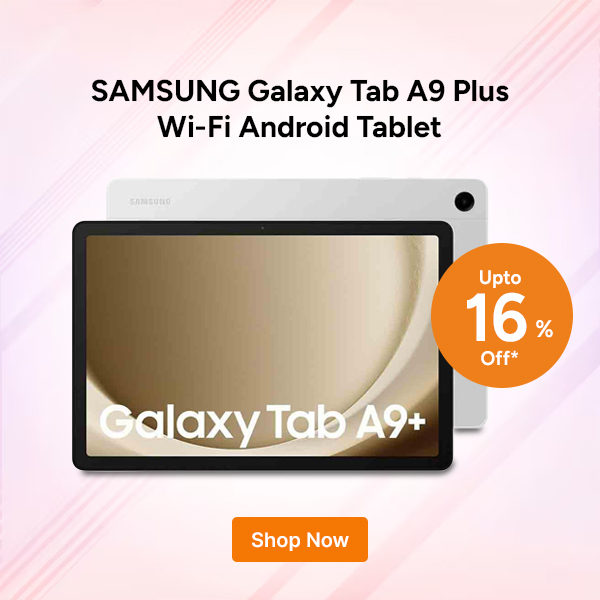 SAMSUNG Galaxy Tab A9 Plus Wi-Fi Android Tablet (11 Inch, 4GB RAM, 64GB ROM, Gray, SM-X210NZAAINS)